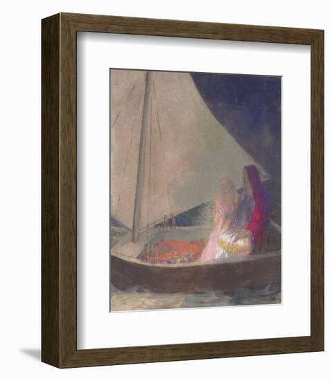 The Barque, c.1902-Odilon Redon-Framed Art Print