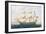 The Barque `Cormorant'-English-Framed Giclee Print