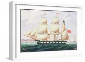 The Barque `Cormorant'-English-Framed Giclee Print