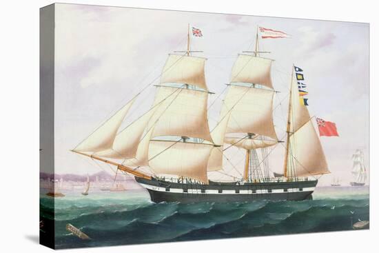 The Barque `Cormorant'-English-Stretched Canvas