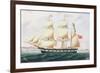 The Barque `Cormorant'-English-Framed Giclee Print