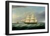 The Barque Elizabeth Martin off the Skerries, with South Stack and Carmel Head-Joseph Heard-Framed Giclee Print