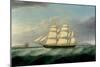 The Barque Elizabeth Martin off the Skerries, with South Stack and Carmel Head-Joseph Heard-Mounted Giclee Print