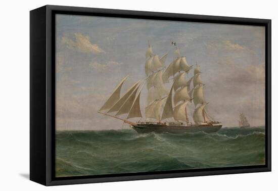 The Barque, Helen Denny by William Clark, 1863 (Oil Painting)-William Clark-Framed Stretched Canvas