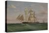 The Barque, Helen Denny by William Clark, 1863 (Oil Painting)-William Clark-Stretched Canvas