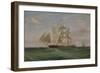 The Barque, Helen Denny by William Clark, 1863 (Oil Painting)-William Clark-Framed Giclee Print