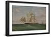 The Barque, Helen Denny by William Clark, 1863 (Oil Painting)-William Clark-Framed Giclee Print