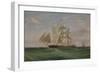 The Barque, Helen Denny by William Clark, 1863 (Oil Painting)-William Clark-Framed Giclee Print