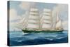 The Barque Kilmeny-John Henry Mohrmann-Stretched Canvas