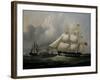 The Barque 'Rival' (335 tons) off the Coast-Joseph Heard-Framed Giclee Print