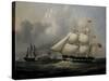 The Barque 'Rival' (335 tons) off the Coast-Joseph Heard-Stretched Canvas