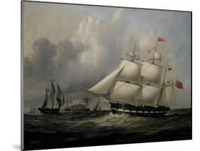 The Barque 'Rival' (335 tons) off the Coast-Joseph Heard-Mounted Giclee Print