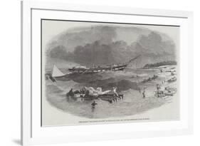 The Barque Sir Fowell Buxton on Shore at Capin Assu, on the North-East Coast of Brazil-null-Framed Giclee Print