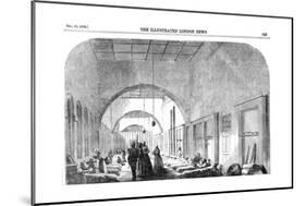 The Barrack Hospital at Scutari During the Crimean War, 1854-null-Mounted Giclee Print
