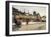 The Barracks at Soissons, France, 1915-Francois Flameng-Framed Giclee Print