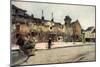 The Barracks at Soissons, France, 1915-Francois Flameng-Mounted Giclee Print