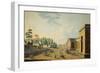 The Barracks of the Chevalier Guards as Seen from the Tauride Garden, 1800s-Benjamin Paterssen-Framed Giclee Print