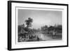 The Barrada River, (The Ancient Pharpa), Damascus, Syria, 1841-Robert Sands-Framed Giclee Print