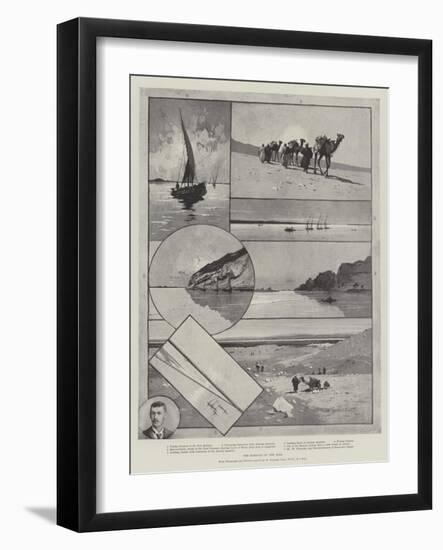 The Barrage of the Nile-Charles Auguste Loye-Framed Giclee Print