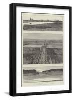 The Barrage Works in Egypt-null-Framed Giclee Print