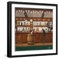 The Barrel, 2014 (Oil on Canvas)-Chris Ross Williamson-Framed Giclee Print