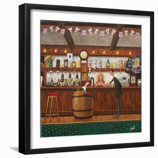 The Barrel, 2014 (Oil on Canvas)-Chris Ross Williamson-Framed Giclee Print