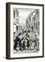 The Barricade, Illustration from Les Miserables by Victor Hugo-Gustave Brion-Framed Giclee Print