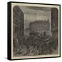 The Barricades in Paris-null-Framed Stretched Canvas