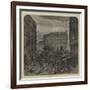 The Barricades in Paris-null-Framed Giclee Print