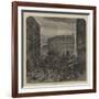 The Barricades in Paris-null-Framed Giclee Print