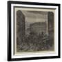 The Barricades in Paris-null-Framed Giclee Print