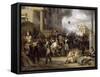 The Barriere De Clichy, Paris Defense March 30, 1814-Horace Vernet-Framed Stretched Canvas