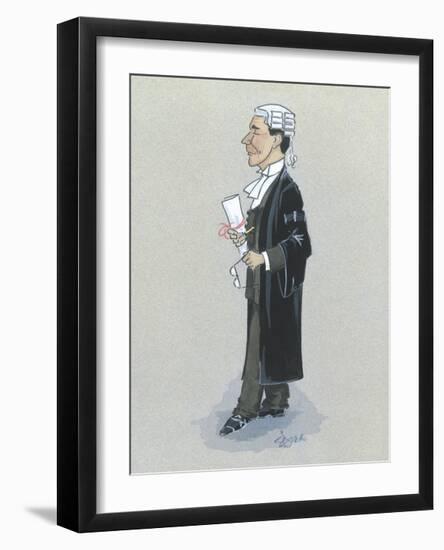 The Barrister-Simon Dyer-Framed Premium Giclee Print