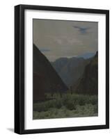 The Barskaun Mountain Pass-Vasili Vasilyevich Vereshchagin-Framed Giclee Print