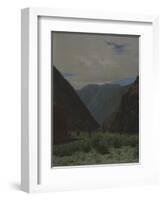 The Barskaun Mountain Pass-Vasili Vasilyevich Vereshchagin-Framed Giclee Print