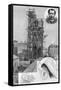 The Bartholdi Statue of Liberty. Drawn by John Durkin. See Page 47.-null-Framed Stretched Canvas