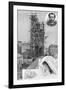 The Bartholdi Statue of Liberty. Drawn by John Durkin. See Page 47.-null-Framed Premium Giclee Print