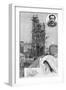 The Bartholdi Statue of Liberty. Drawn by John Durkin. See Page 47.-null-Framed Giclee Print