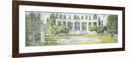 The Bartlett Gardens, Amagansett, 1933-Childe Hassam-Framed Giclee Print