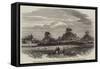 The Bartlow Hills (Grave Mounds of the Romans), Essex-null-Framed Stretched Canvas