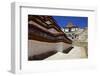 The Base of Kumbum Chorten (Stupa) in the Palcho Monastery at Gyantse, Tibet, China, Asia-Simon Montgomery-Framed Premium Photographic Print