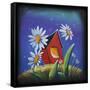 The Bashful House III-Cindy Thornton-Framed Stretched Canvas