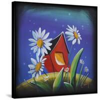 The Bashful House III-Cindy Thornton-Stretched Canvas