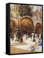 The Basilica Di San Marco-Fernand-marie-eugene Legout-gerard-Framed Stretched Canvas