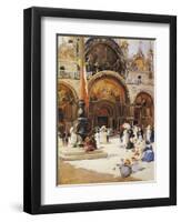 The Basilica Di San Marco-Fernand-marie-eugene Legout-gerard-Framed Giclee Print