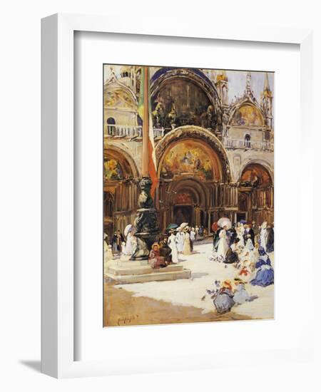 The Basilica Di San Marco-Fernand-marie-eugene Legout-gerard-Framed Giclee Print