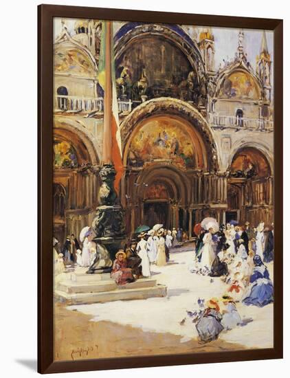 The Basilica Di San Marco-Fernand-marie-eugene Legout-gerard-Framed Giclee Print