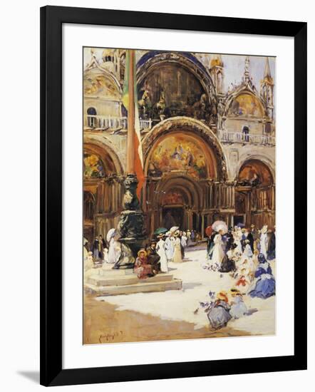 The Basilica Di San Marco-Fernand-marie-eugene Legout-gerard-Framed Giclee Print