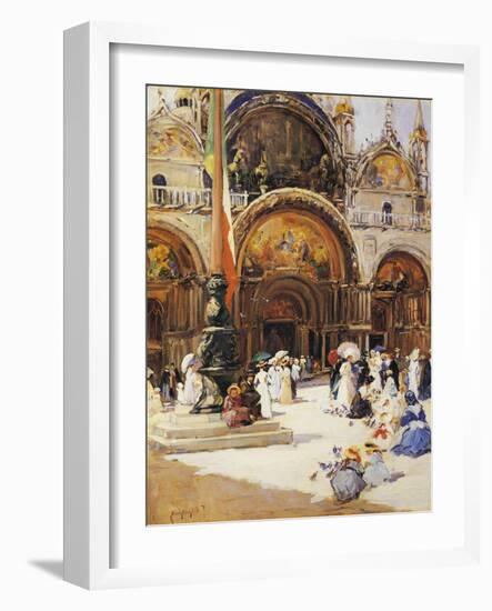 The Basilica Di San Marco-Fernand-marie-eugene Legout-gerard-Framed Giclee Print
