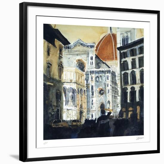 The Basilica di Santa Maria del Fiore, Florence-Susan Brown-Framed Collectable Print